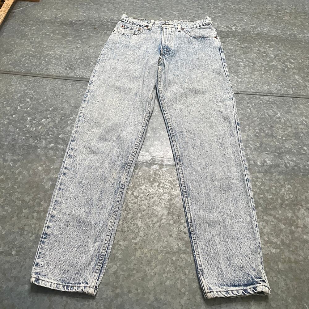 Vintage Levi's 550 Acid Wash Denim Jeans Mens 30x31 80s 90s USA Western Indie